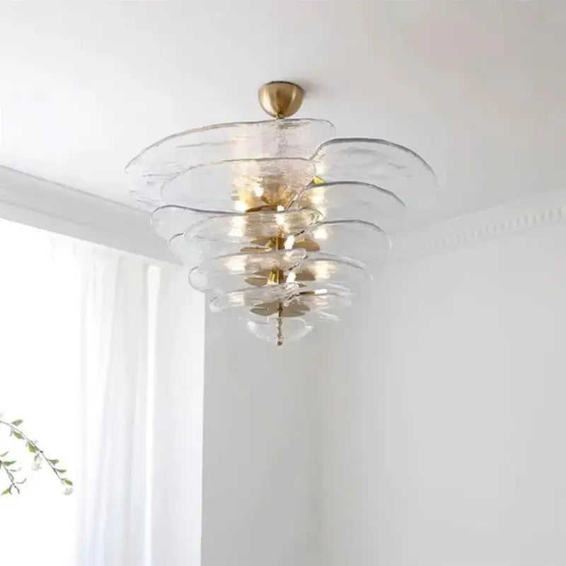 Suspension En Verre Coloré Style Élégant Pour Salle À Manger Chic