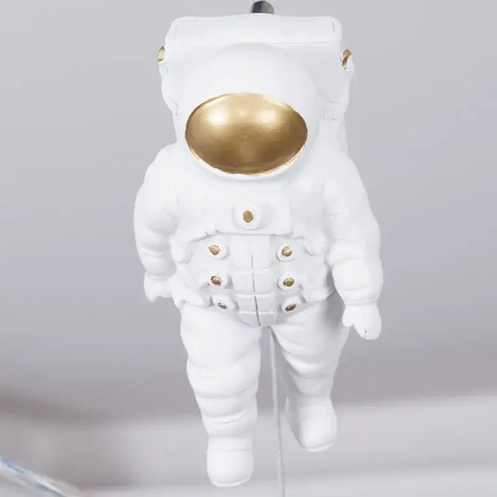 Suspension enfant fusée et astronautes design original noir