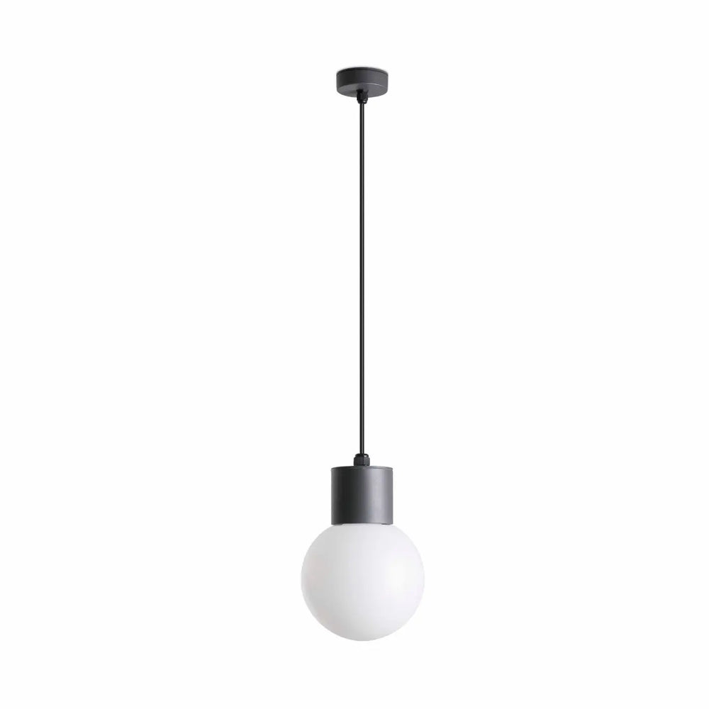 Suspension extérieure Moon gris foncé de Faro Barcelona