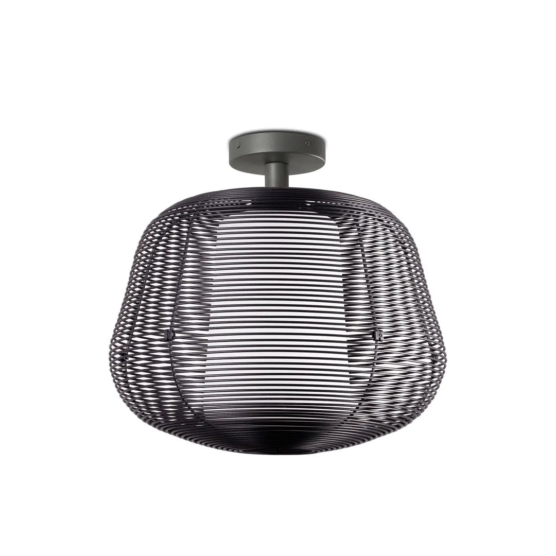 Suspension d'extérieur Nara S noire de Faro Barcelona