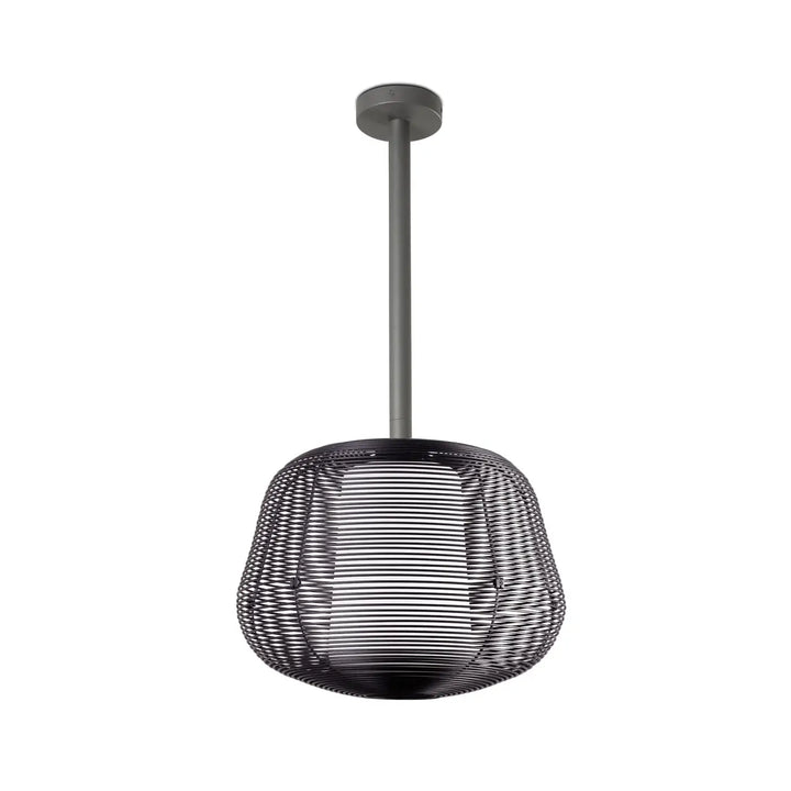 Suspension d'extérieur Nara M noire de Faro Barcelona
