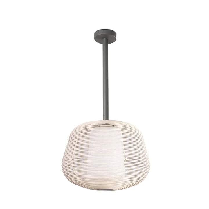 Suspension d'extérieur Nara M beige de Faro Barcelona