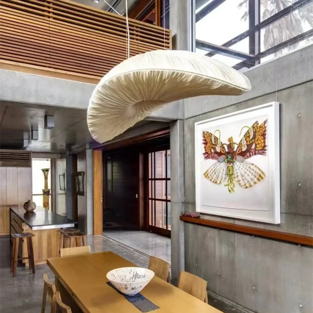 XXL Leaf Suspension In Natural Fibers Modern Design Lustria xxl-leaf-suspension-in-natural-fibers-modern-design-lustria