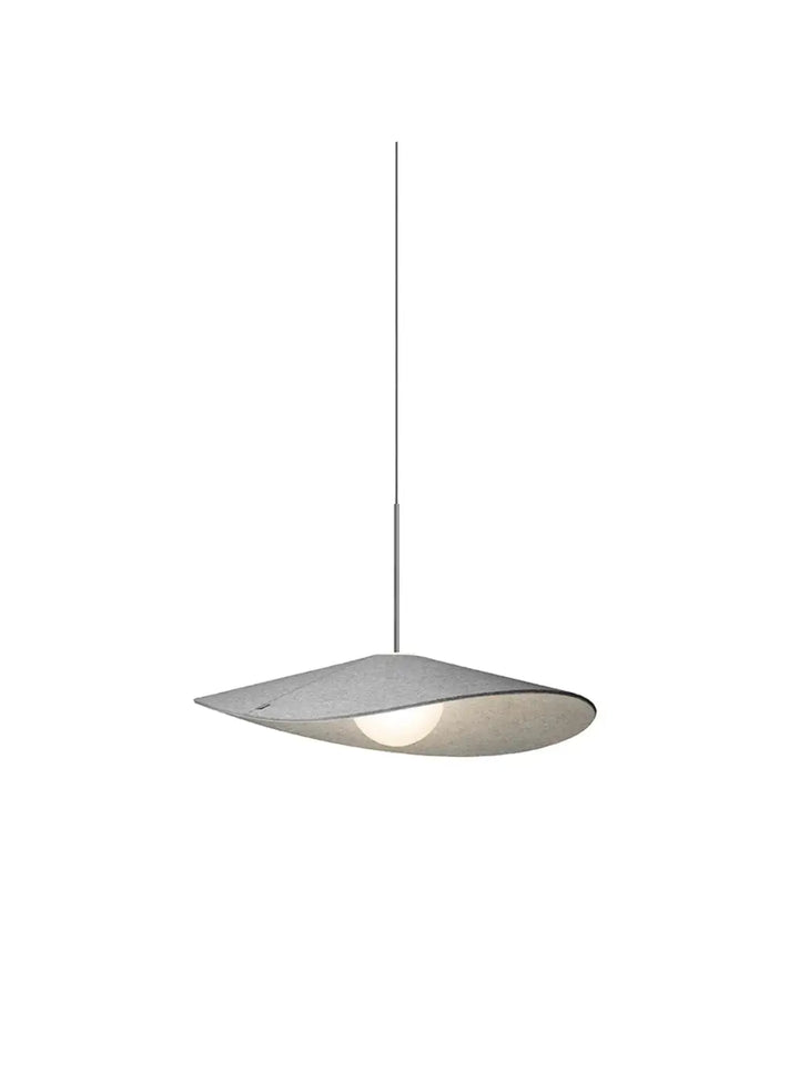 Suspension Bola Felt en feutre de laine gris, 61 cm