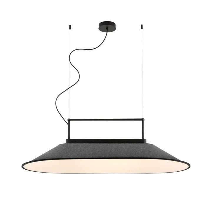 Suspension LED Shoemaker en feutre, vue du produit
