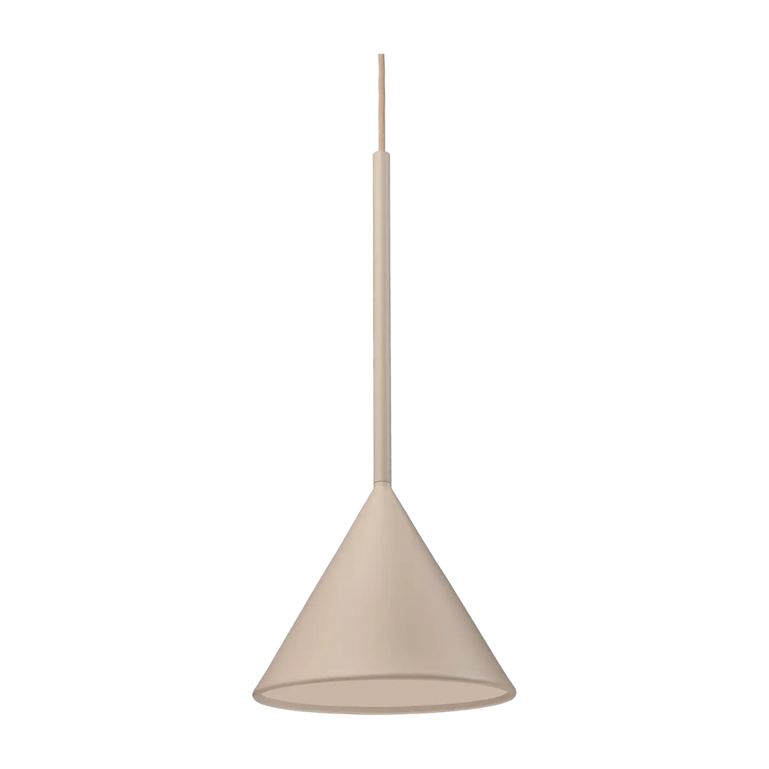 Suspension Figura Cone en aluminium sable #couleur_beige