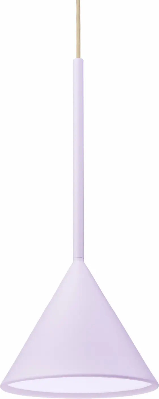 Abat-jour conique de la suspension Figura Cone lilas #couleur_violet
