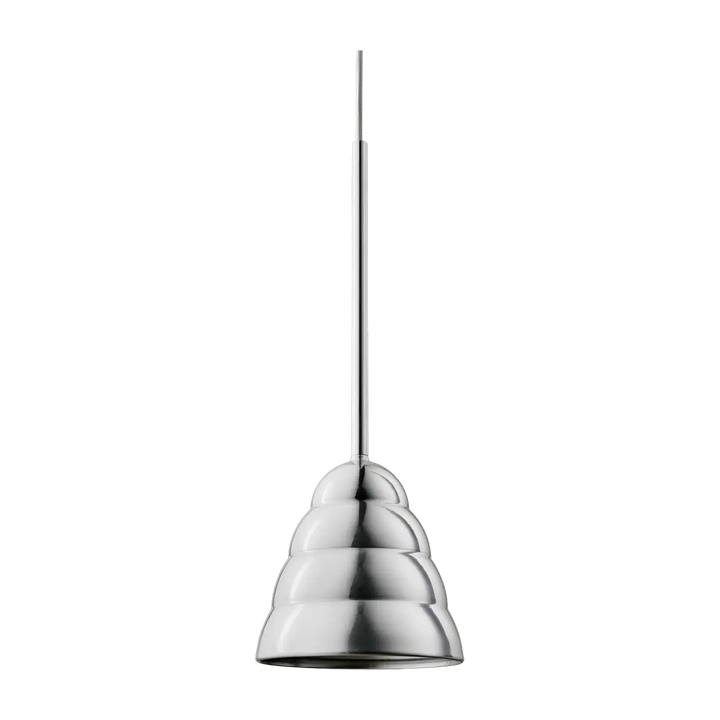 Suspension Figura Stream en aluminium chromé #couleur_argent