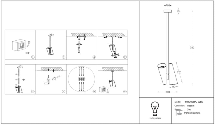 Suspension luminaire giro avec finition laiton, design minimaliste et projecteurs orientables pour salle à manger moderne