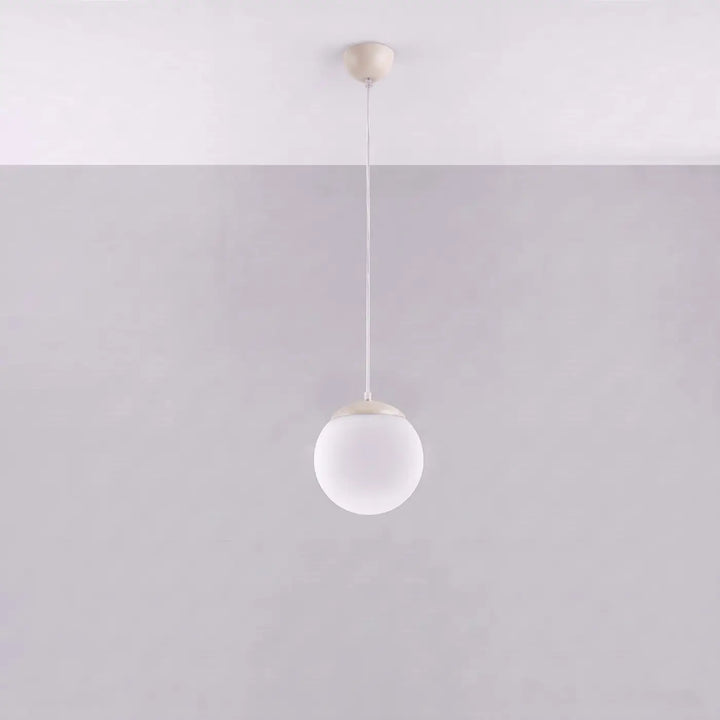 Suspension beige éteinte