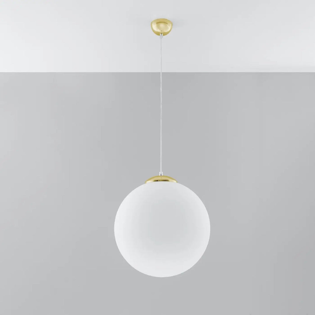 Suspension doré/blanc éteinte