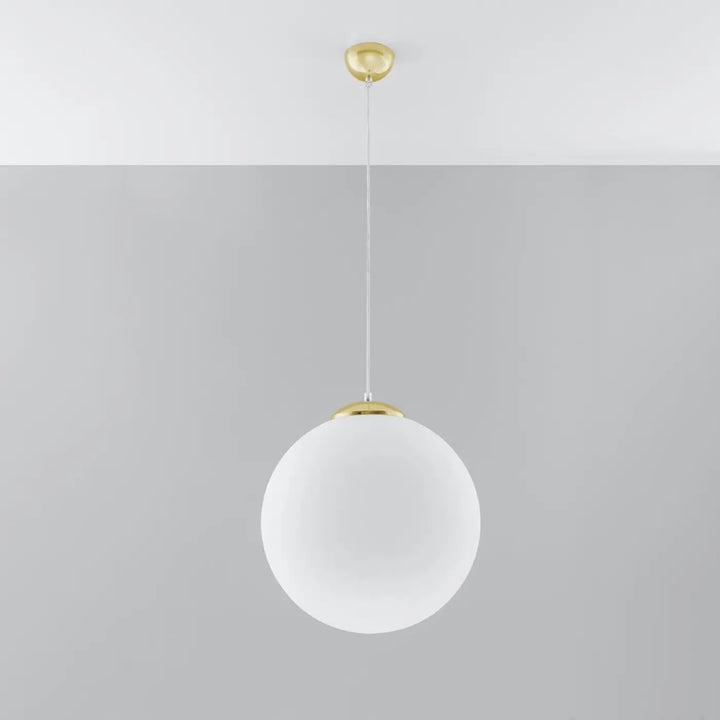 Suspension doré/blanc éteinte