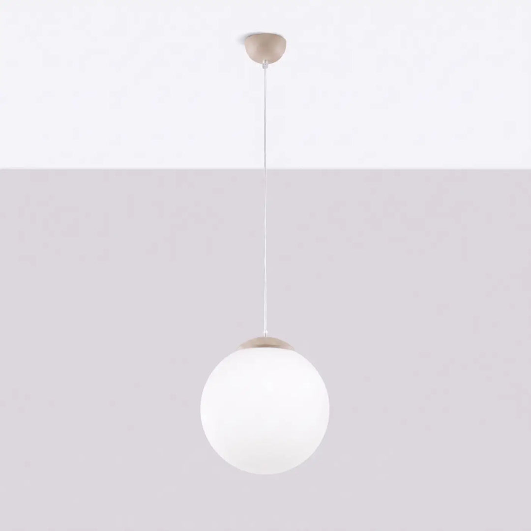 Suspension taupe éteinte