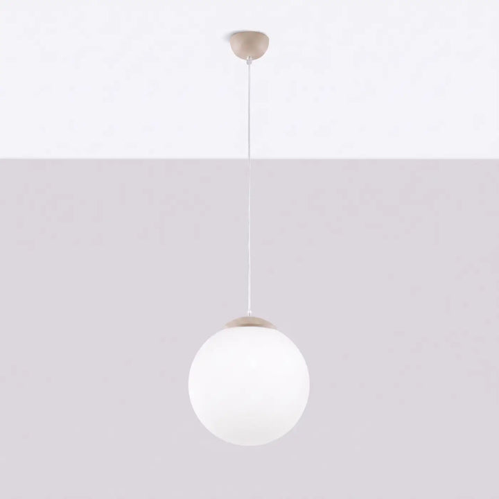 Suspension taupe éteinte