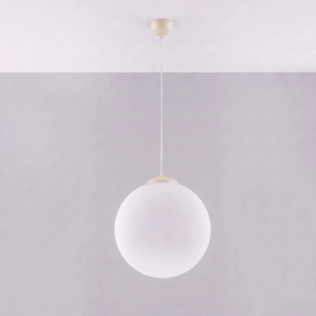 Suspension beige éteinte