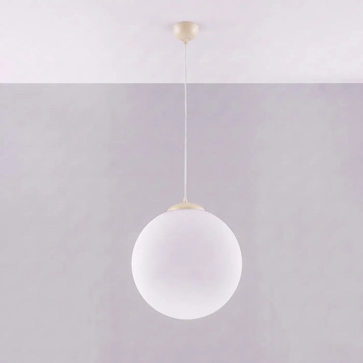 Suspension beige éteinte
