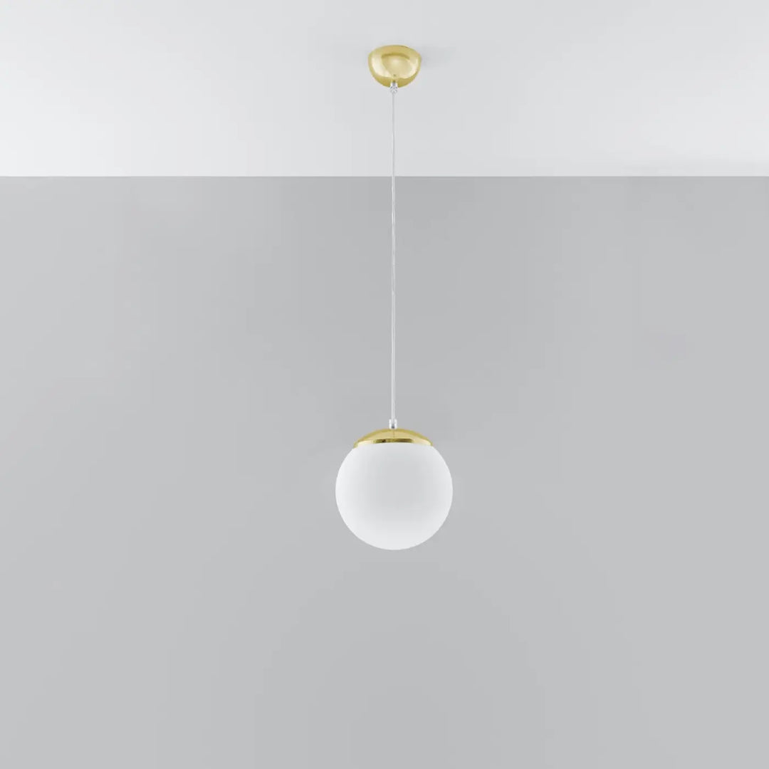 Suspension doré/blanc éteinte