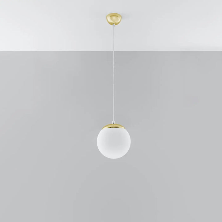Suspension doré/blanc éteinte