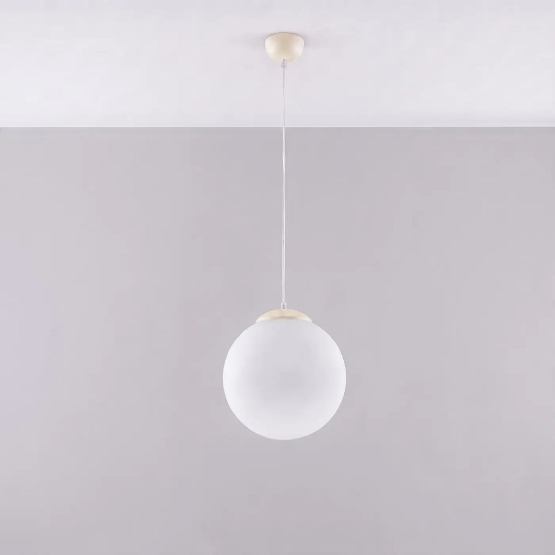 Suspension beige éteinte