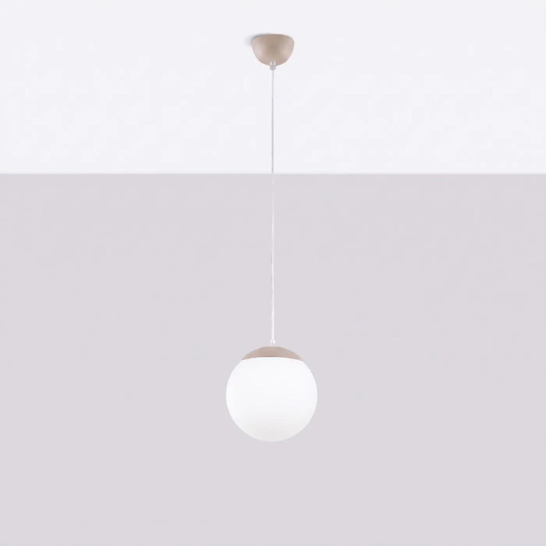 Suspension taupe éteinte