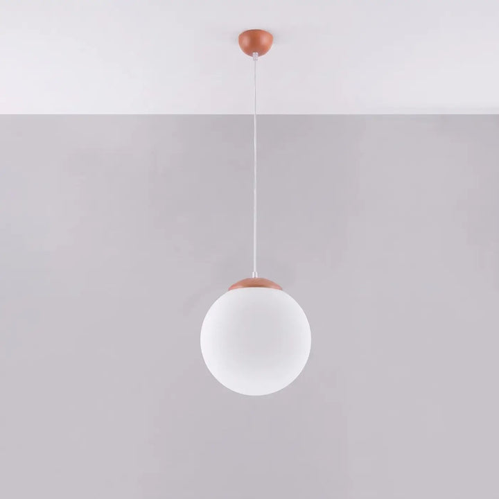 Suspension ocre rouge éteinte