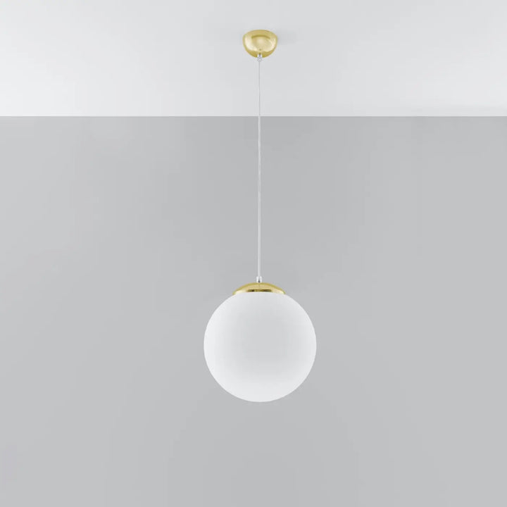 Suspension doré/blanc éteinte