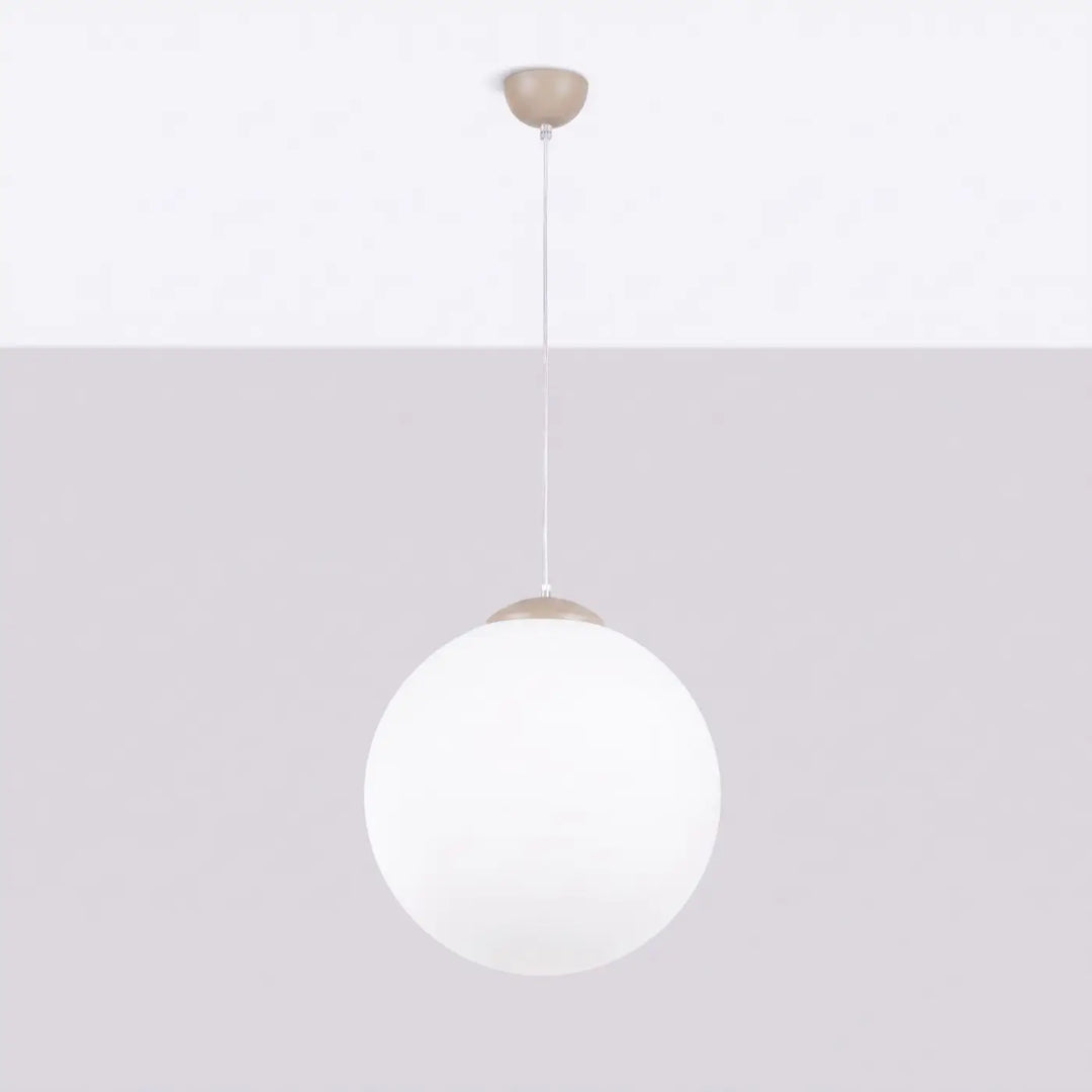 Suspension taupe éteinte