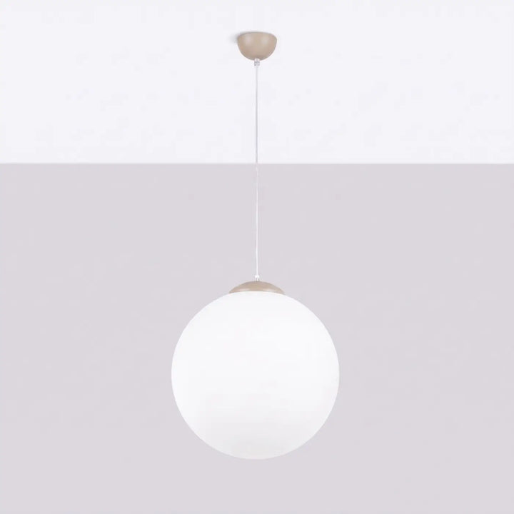 Suspension taupe éteinte
