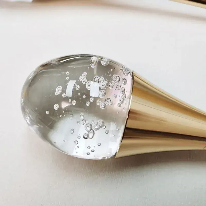 Suspension goutte dorée élégante en version 1, 2 ou 3 lampes