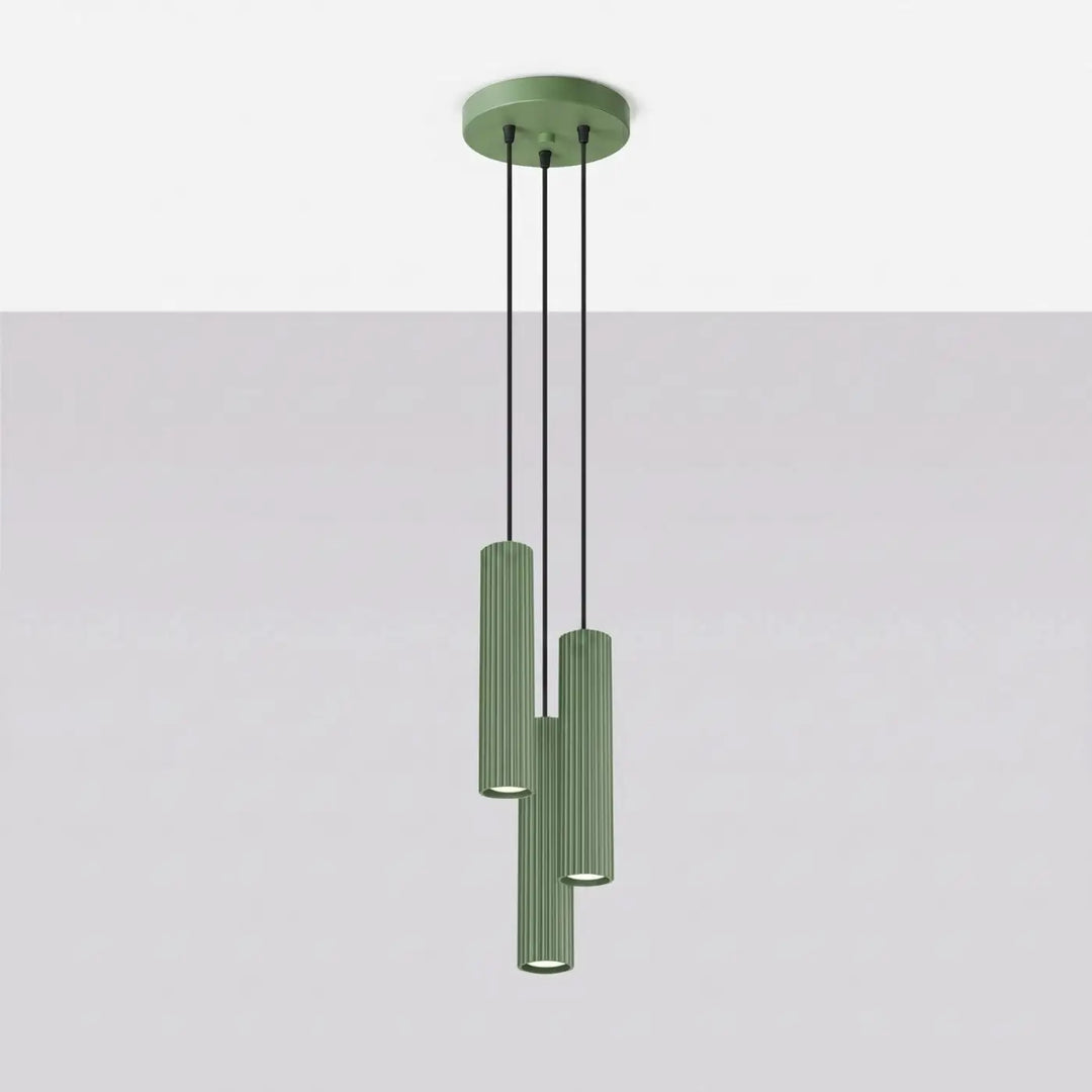 Suspension Luminaire sauge éteinte, vue rapprochée
