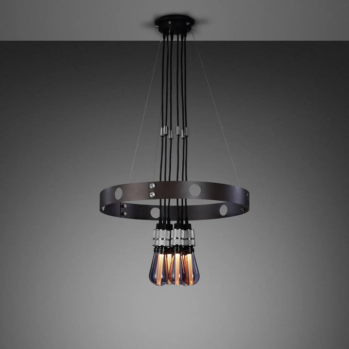 Suspension Hero Light graphite en acier #couleur_argent
