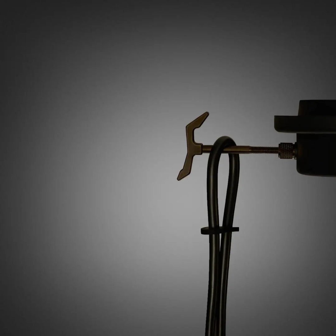 Suspension Hooked 1.0 Small graphite en bronze fumé, câble de 2 m #couleur_gris