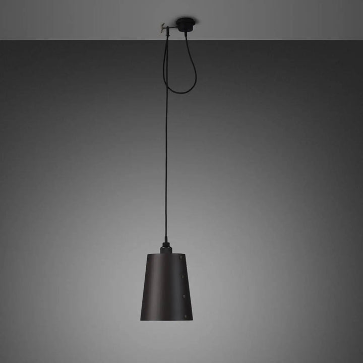 Suspension Hooked 1.0 Large à abat-jour graphite, finition bronze fumé #couleur_gris