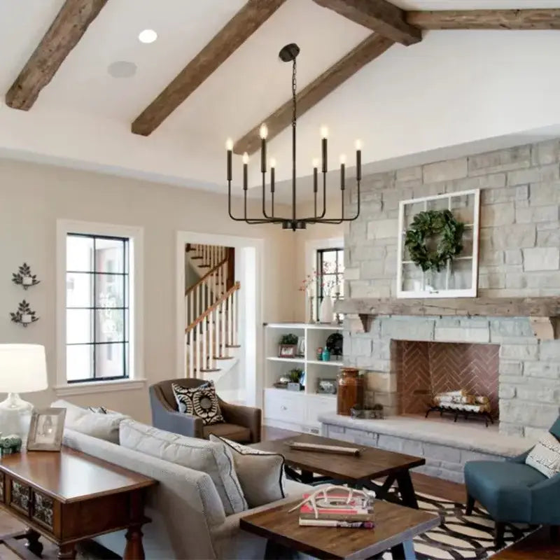 Suspension en laiton style chandelier moderne pour décor élégant