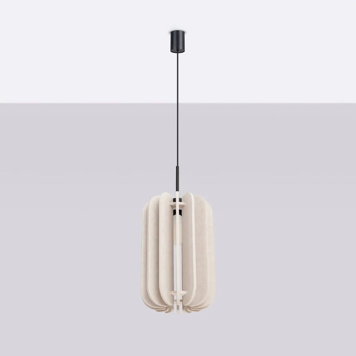 Suspension beige/noir éteinte