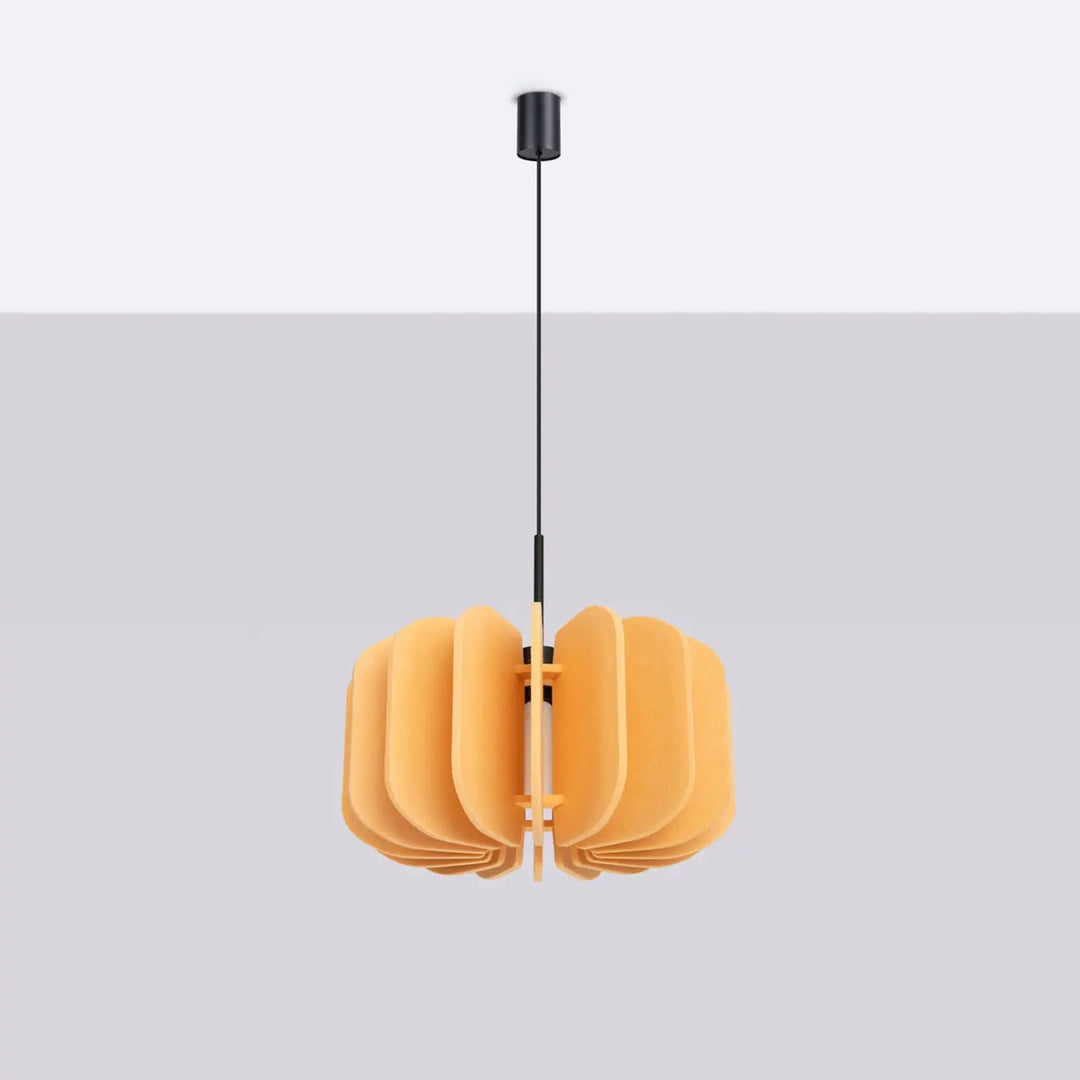 Suspension jaune/noir éteinte
