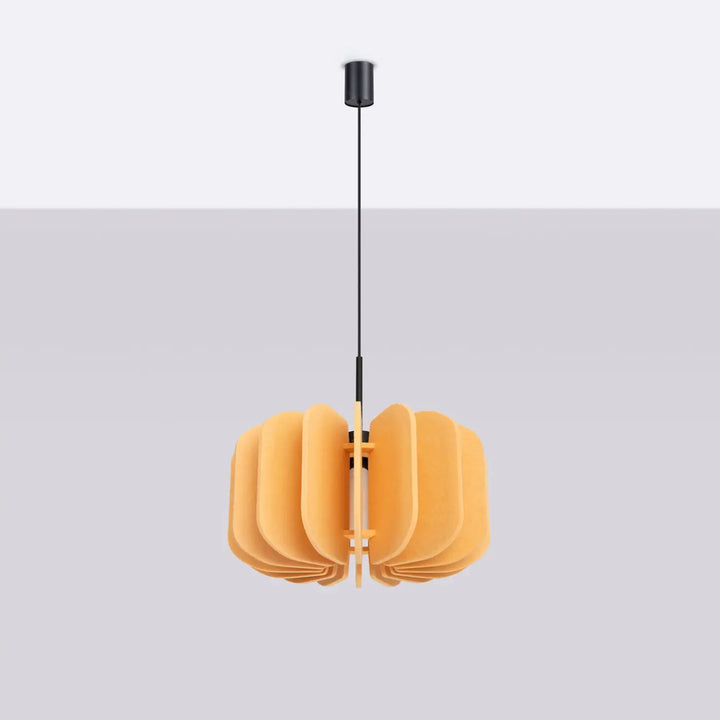 Suspension jaune/noir éteinte