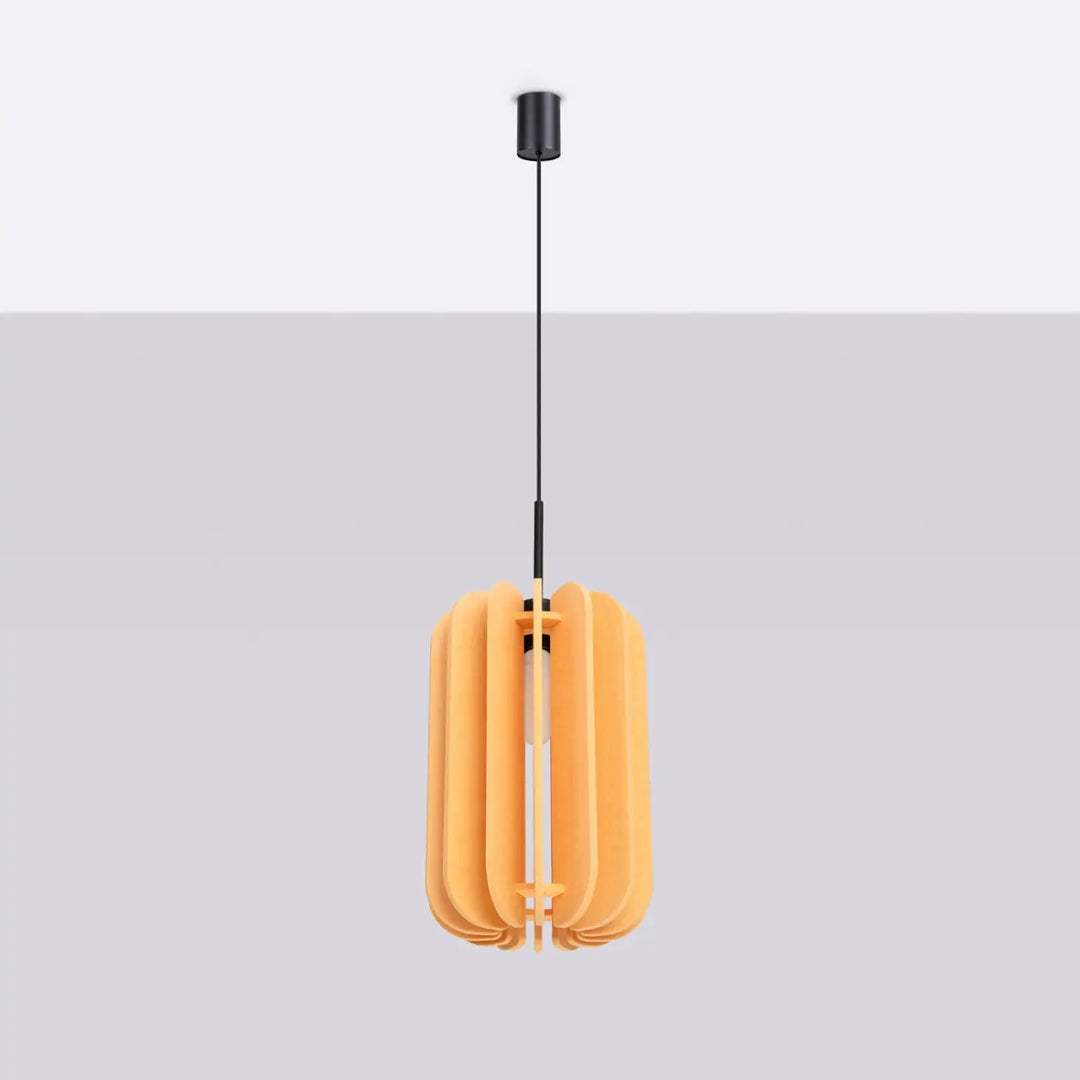 Suspension jaune/noir éteinte