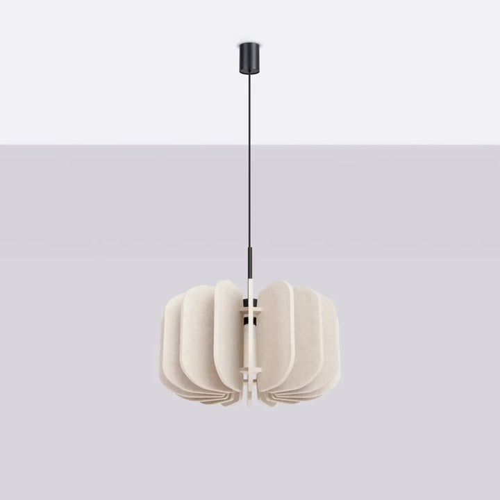 Suspension beige/noir éteinte