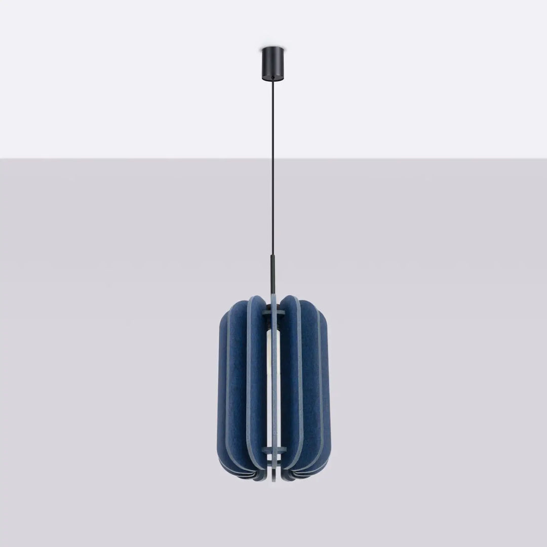 Suspension bleu marine/noir éteinte