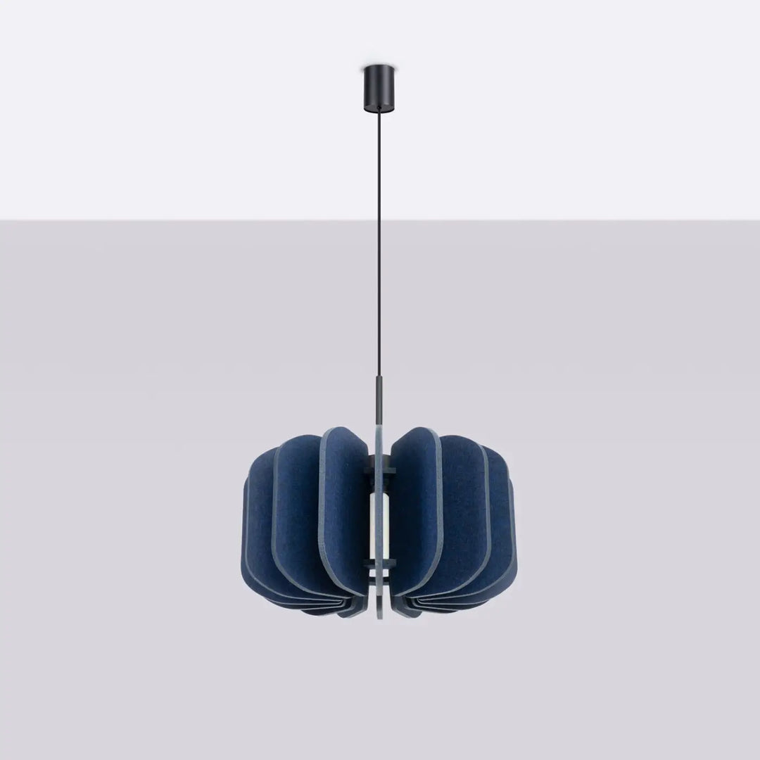 Suspension bleu marine/noir éteinte