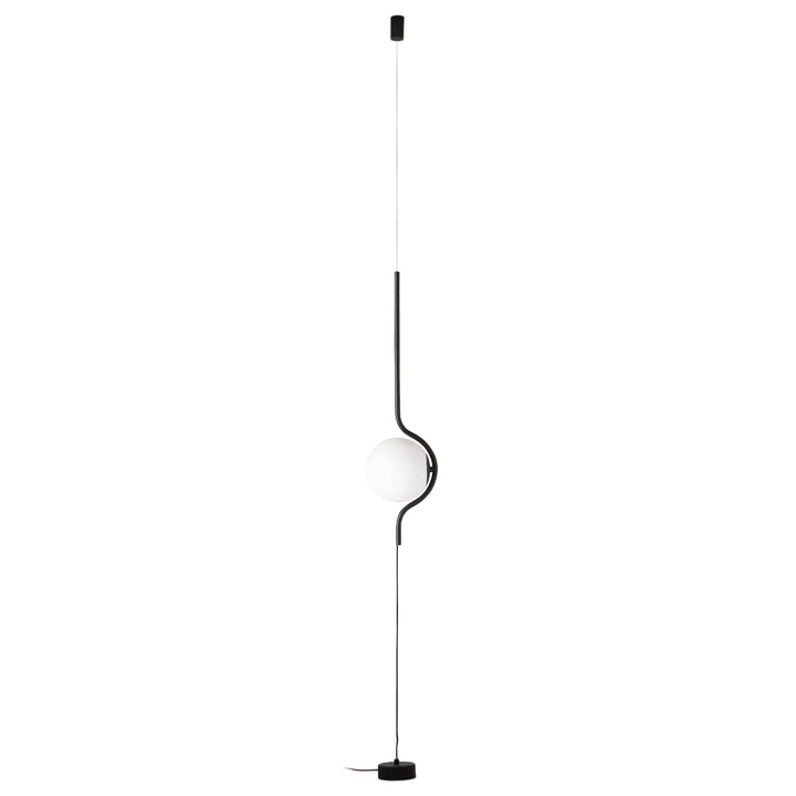 Suspension-lampadaire Le Vita noir mat de Faro Barcelona