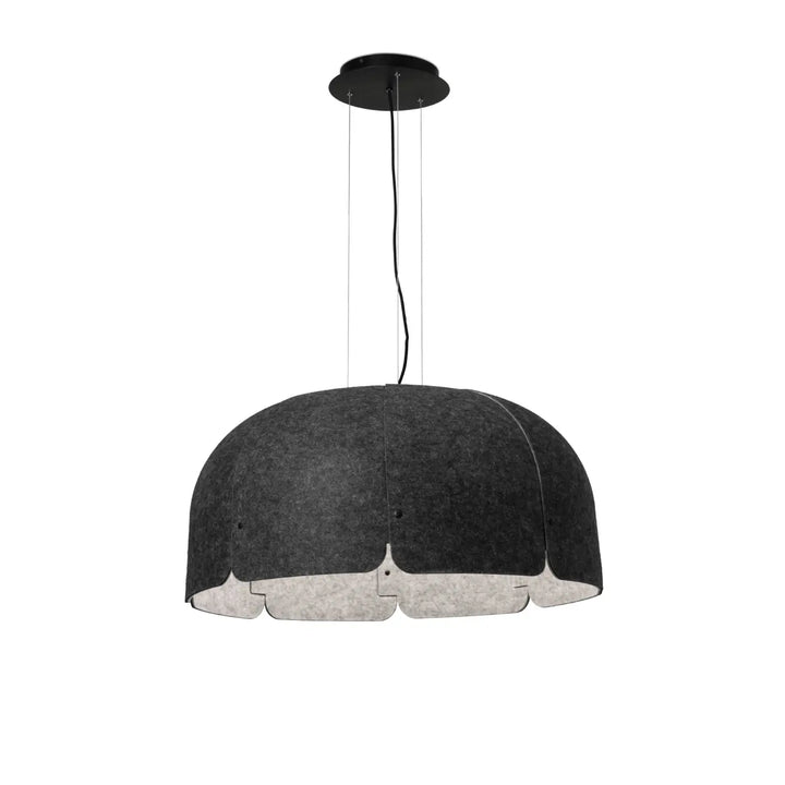 Suspension Mute gris foncé 3000 K de Faro Barcelona
