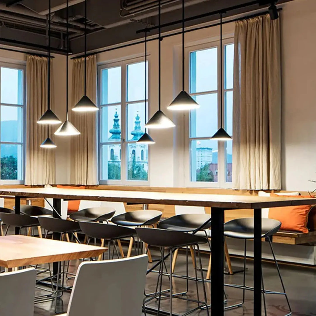 Suspension led acrylique moderne éclairage style design