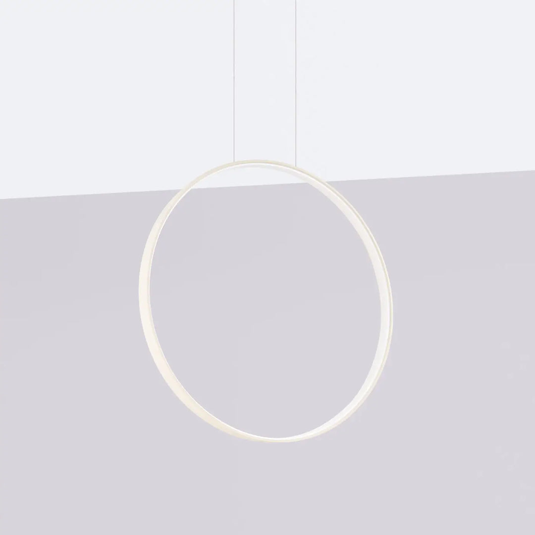 Suspension anneau RIO beige éteinte, suspendue