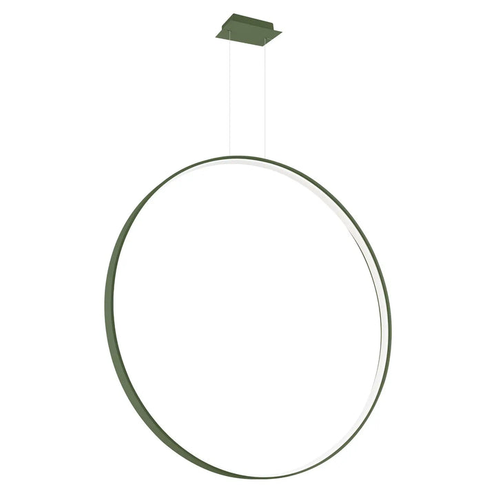 Suspension anneau RIO vert olive vue d'ensemble