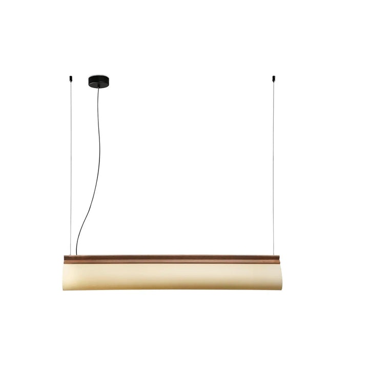 Détail de l'écran en papyrus de la suspension Cata