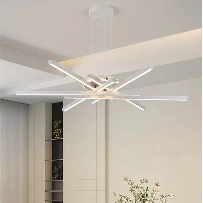 Suspension led croisée design minimaliste et élégante