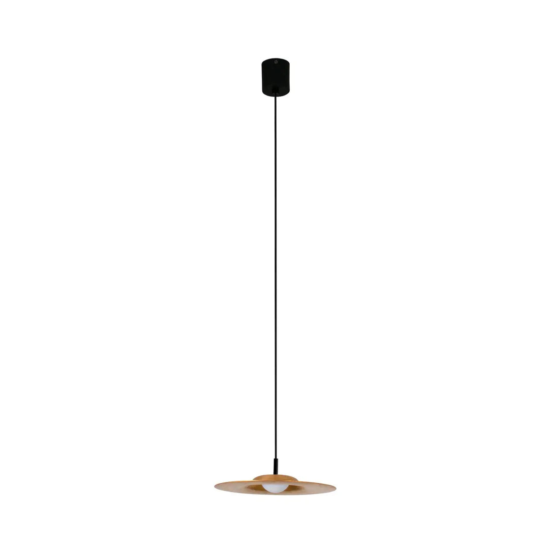 Suspension Cosmos laiton et noir de Faro Barcelona