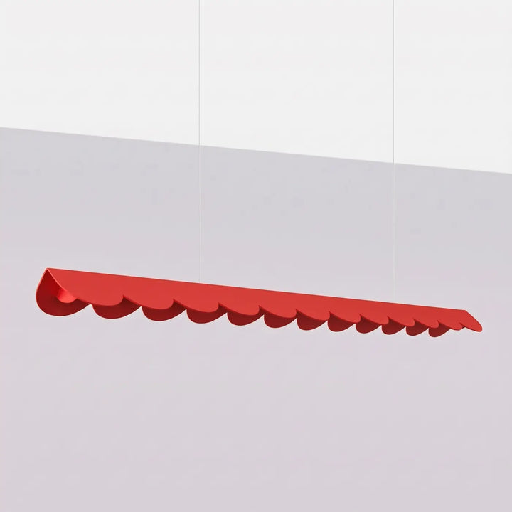 Suspension BISCUIT rouge éteinte, suspendue